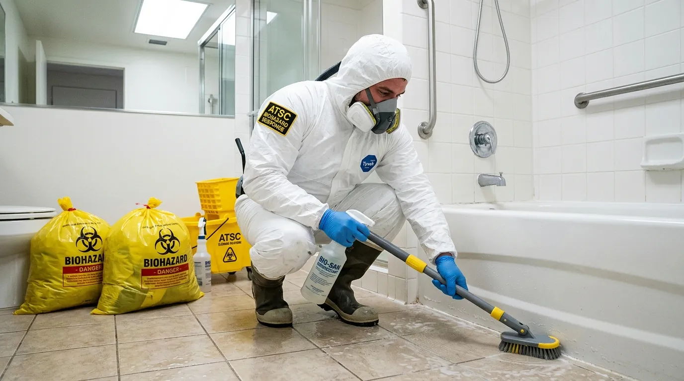 Decontamination equipment deployed for Blood Cleanup in Hinsdale